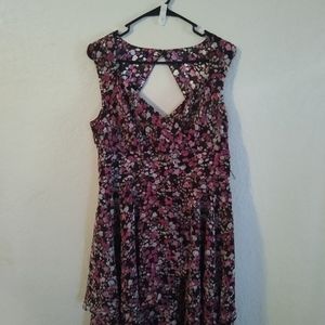 Floral short sleeve dress